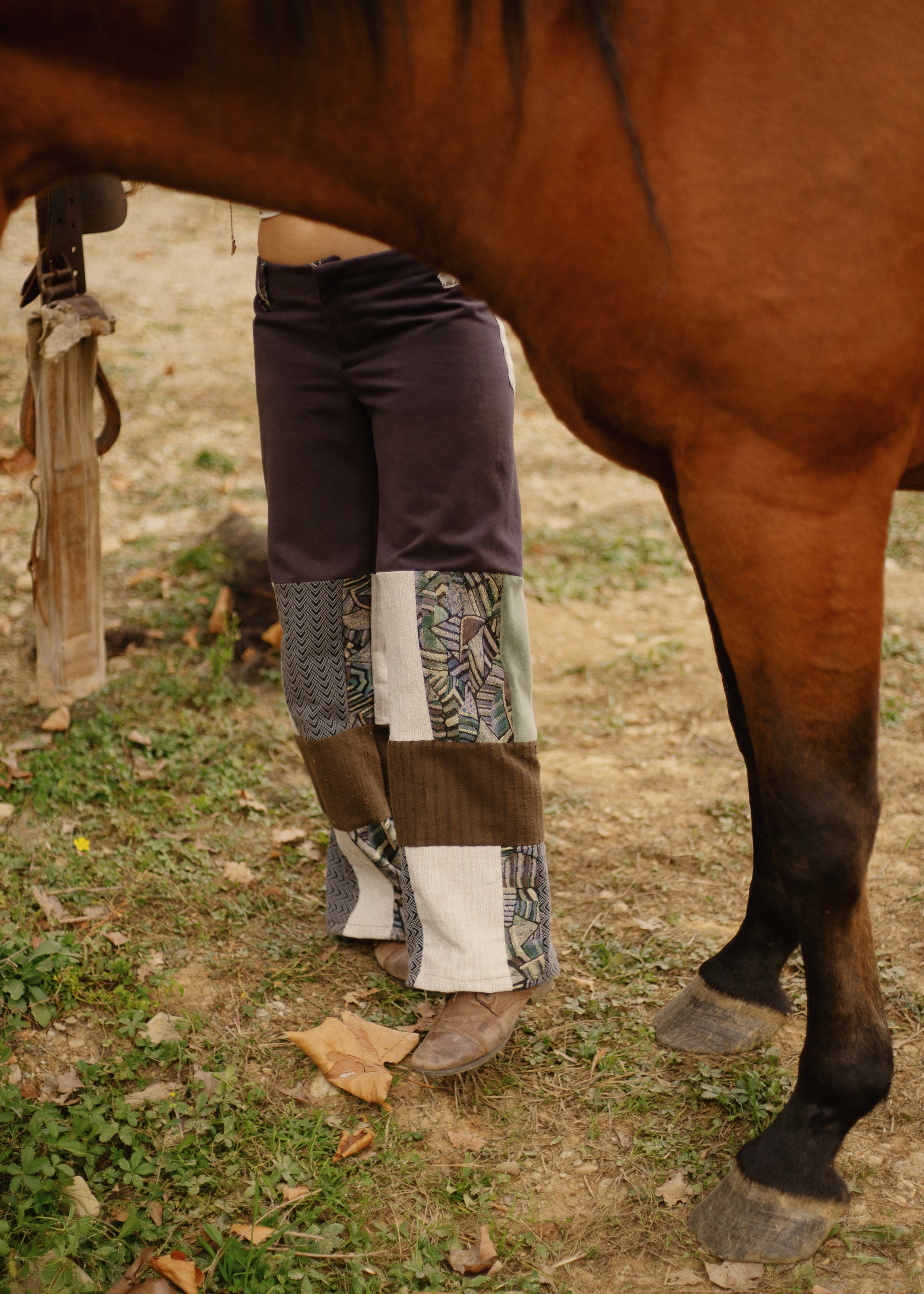 Pantaloni Eros Patchwork - Donna