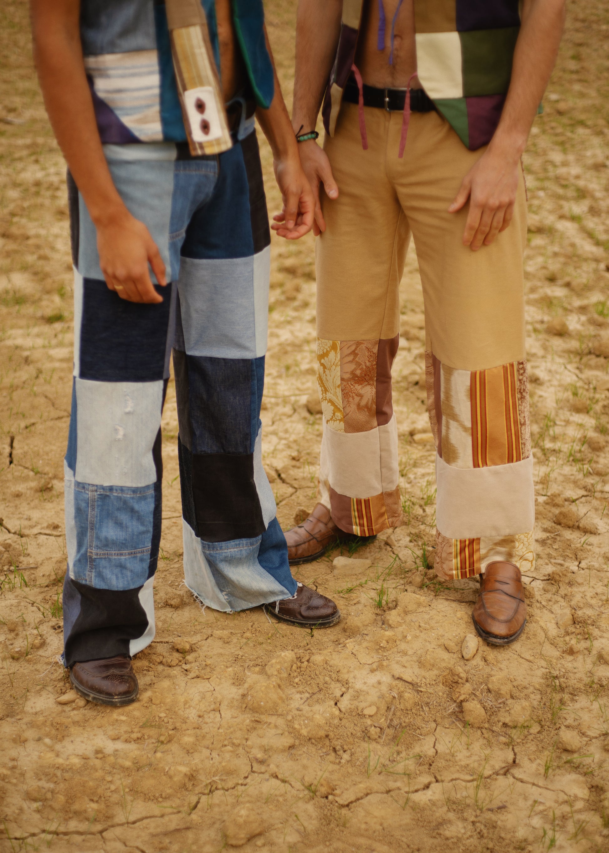 Pantaloni Eros Patchwork - Uomo