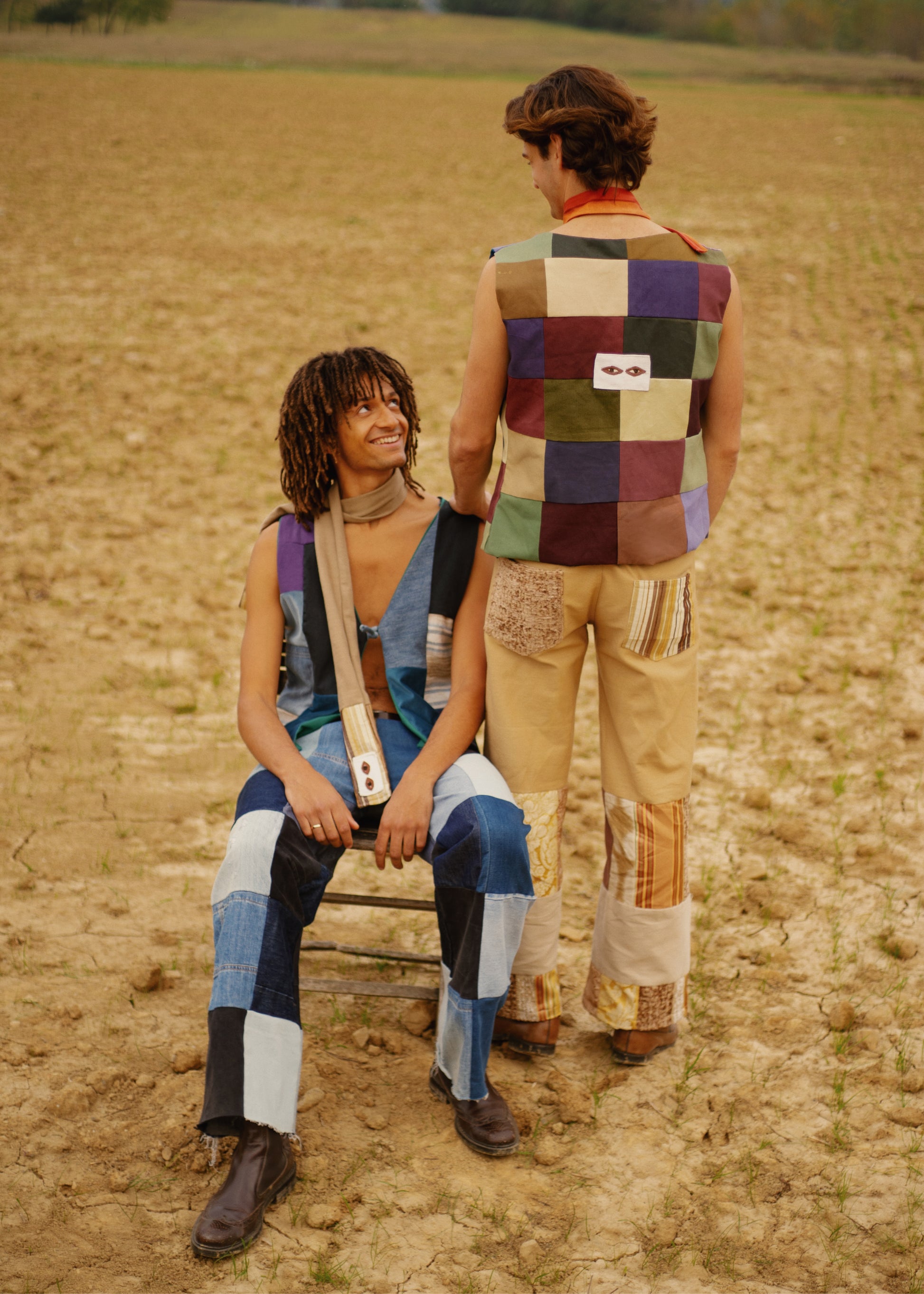 Pantaloni Eros Patchwork - Uomo