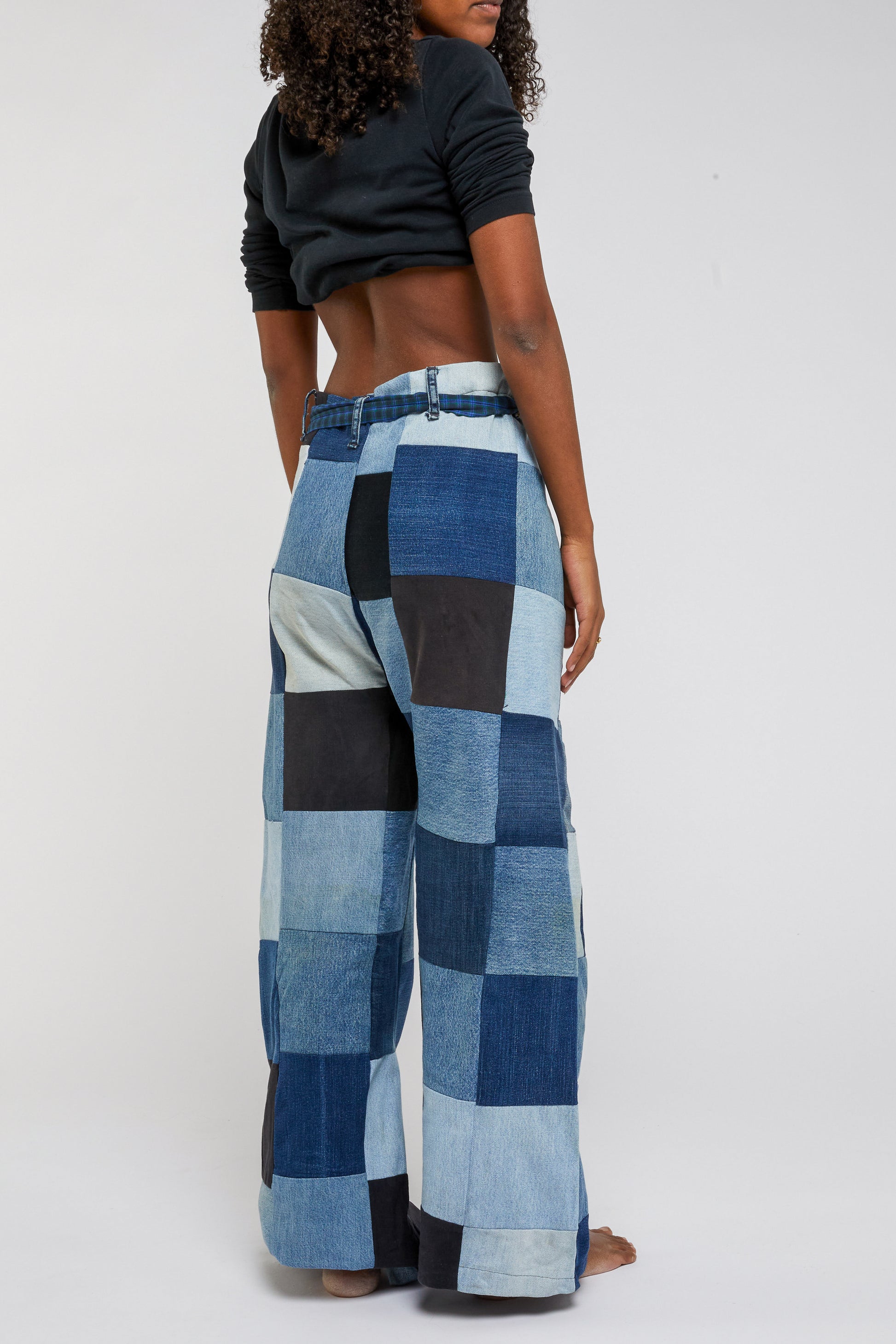 Pantaloni Patchwork